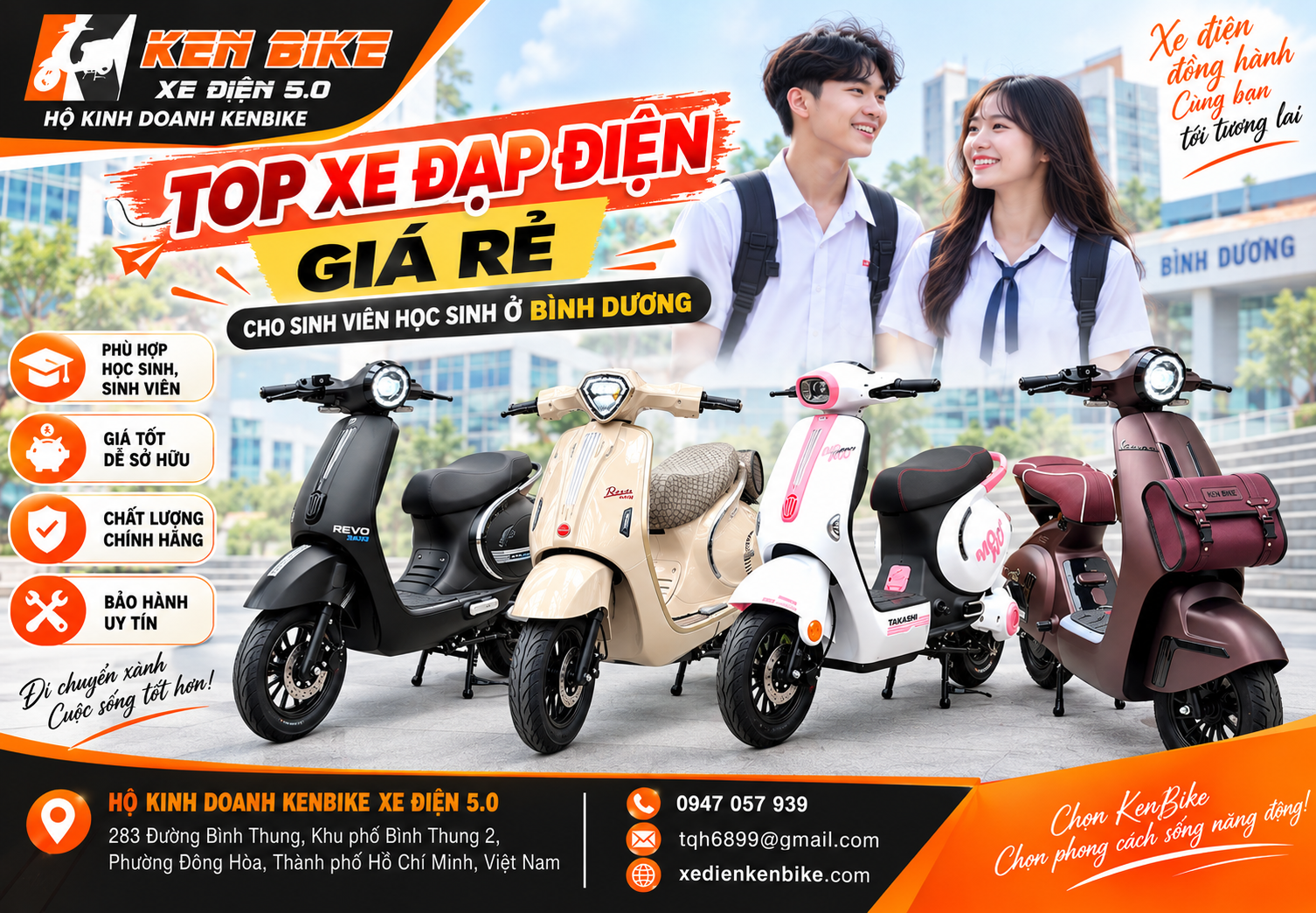 Top Xe Đạp Điện Giá Rẻ Cho Sinh Viên Học Sinh Ở Bình Dương