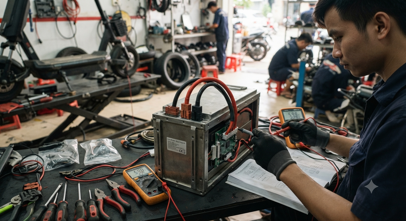 Đặc điểm kỹ thuật và bản chất của nguồn năng lượng 60V22Ah