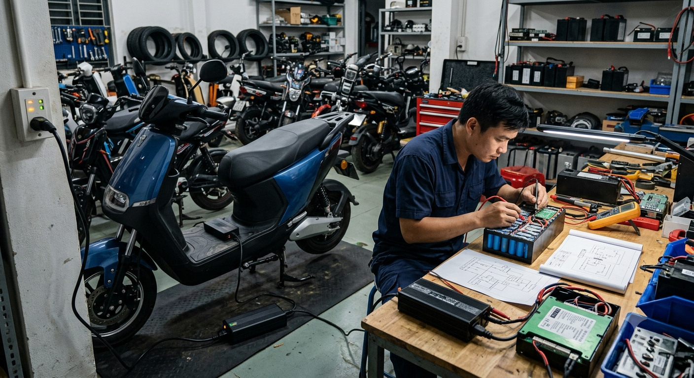 Sạc xe điện qua đêm có hại pin không và góc nhìn từ kỹ thuật
