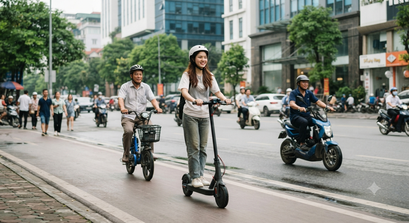 Quãng đường di chuyển trung bình của các dòng xe điện phổ biến