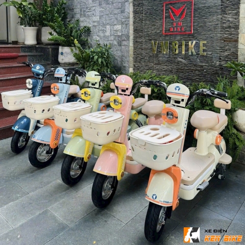 Xe Điện  QJtech VC Trắng Đen
