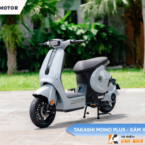 Xe điện Takashi Mono Plus - màu xám xi măng