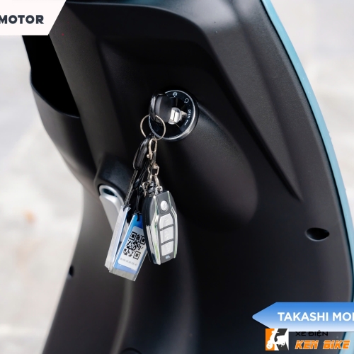 Xe điện Takashi Mono Plus - màu xanh băng